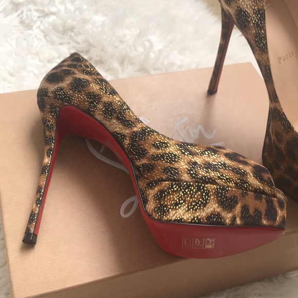 Christian Louboutin Fetish Peep Toe Heels - Picture 4 of 8